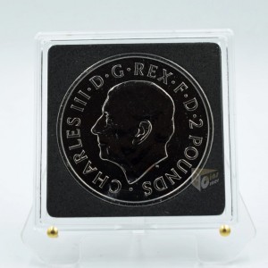 U.K. 2024 Britannia and Liberty Golden Enigma Edition 1 Oz Silver Coin