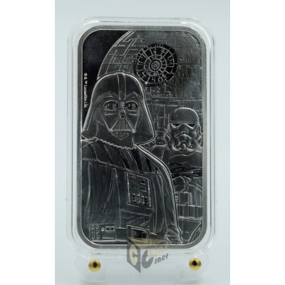 U.K. 2024 Star Wars Dark Side 1 Oz Silver Bar