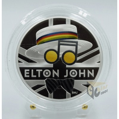 Elton John British Music Legends - 1 Oz Proof  2020 United Kingdom