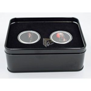 United States Dune 2 Fighter Set Paul Atreides and Feyd-Rautha Harkonnen 2 Colorized 1 Oz Silver Coins 