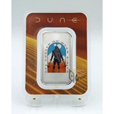 United States Dune 2 Sandrider 1 oz Silver Colorized Silver Bar 
