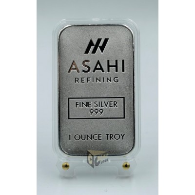USA Asahi Refining 1 oz Silver Bar 999 in Capsule