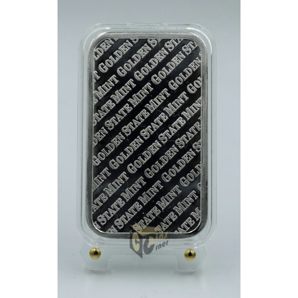 USA Golden State Mint  1 oz Silver Bar 999 in Capsule
