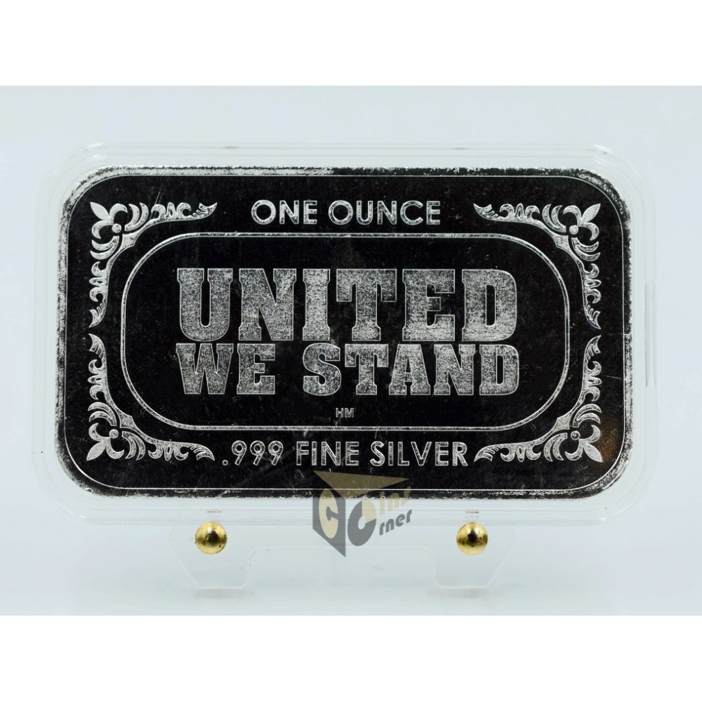 USA Highland Mint American Flag  1 oz Silver Bar 999 in Capsule