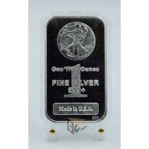 USA Highland Mint Walking Liberty 1 oz Silver Bar 999 in Capsule