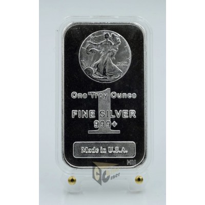 USA Highland Mint Walking Liberty 1 oz Silver Bar 999 in Capsule