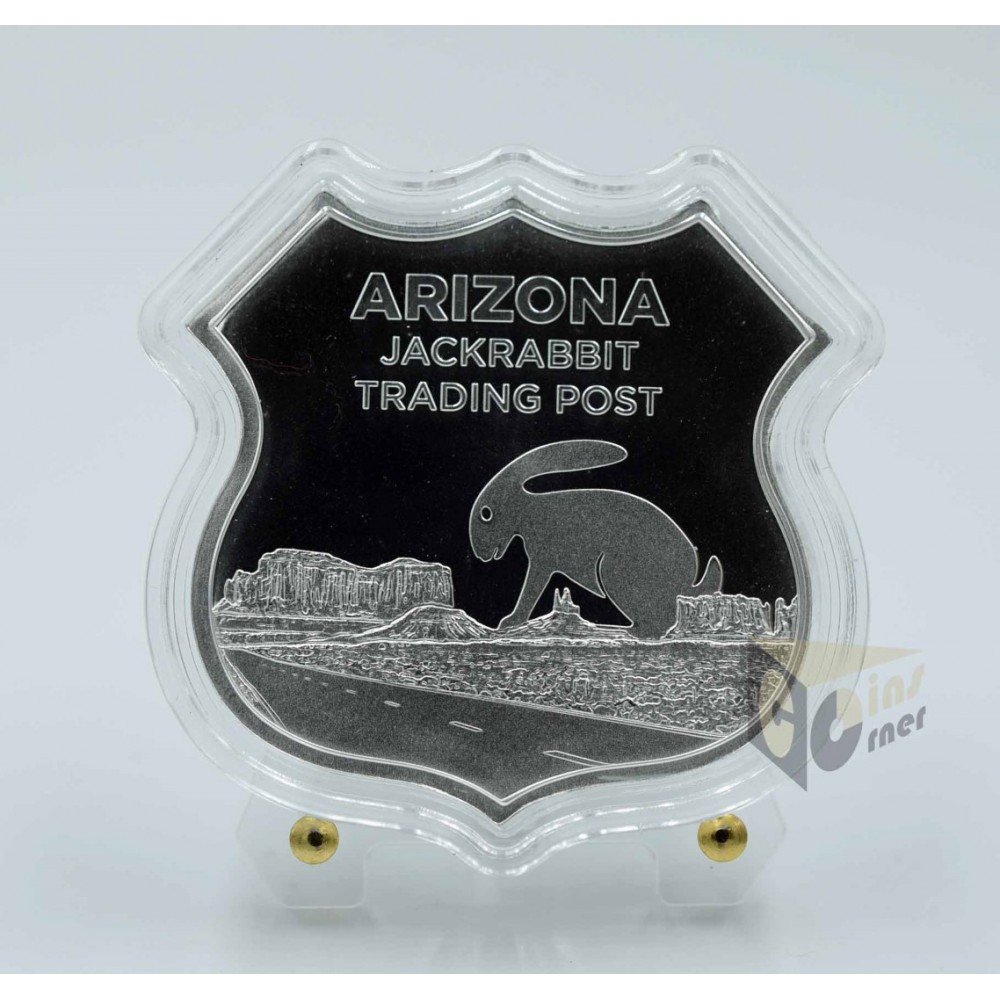 Jack Rabbit Trading Post 1 oz Icons of Route 66 Shield - United States 
