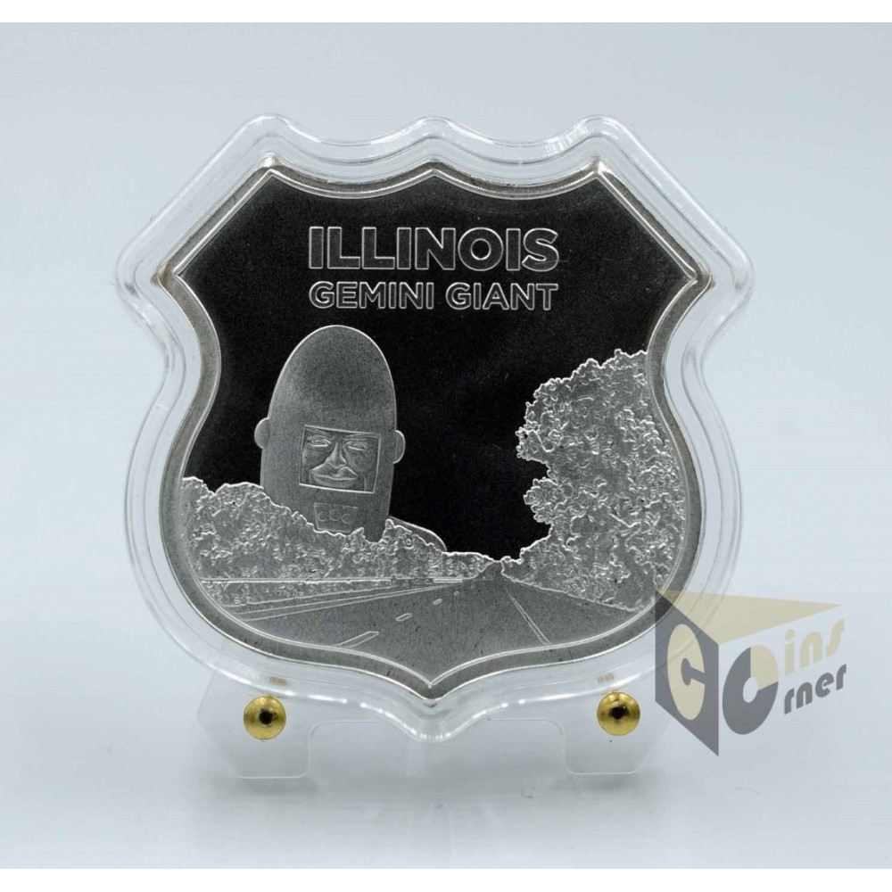 Missouri Gateway Arch 1 oz Icons of Route 66 Shield - United States 