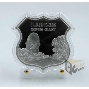 Missouri Gateway Arch 1 oz Icons of Route 66 Shield - United States 