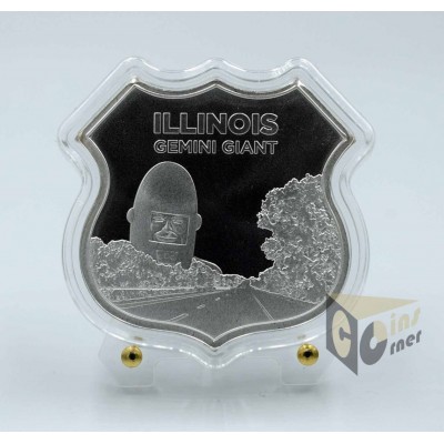 Missouri Gateway Arch 1 oz Icons of Route 66 Shield - United States 