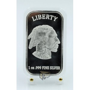 USA SilverTowne Buffalo 1 oz Silver Bar 999 in Capsule