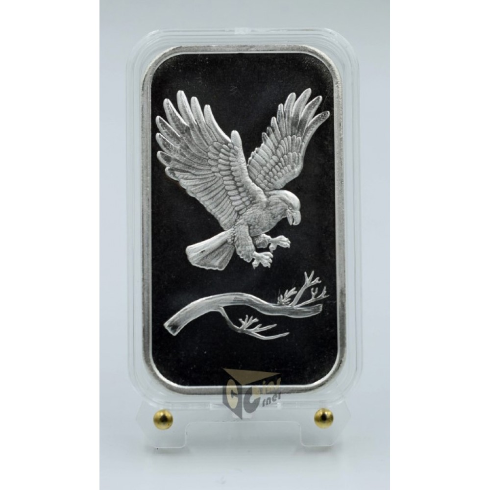 USA SilverTowne Eagle 1 oz Silver Bar 999 in Capsule