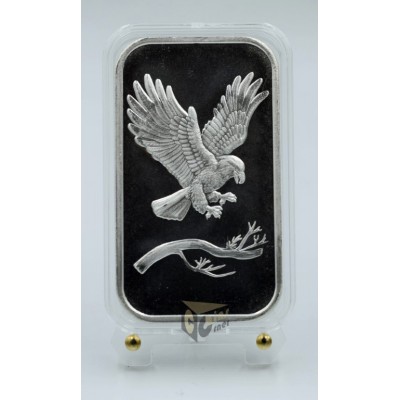 USA SilverTowne Eagle 1 oz Silver Bar 999 in Capsule