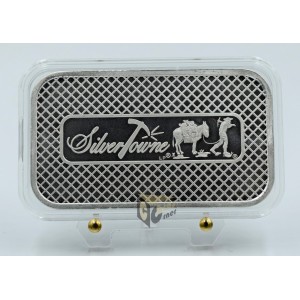 USA SilverTowne Retro Eagle 1 oz Silver Bar 999 in Capsule