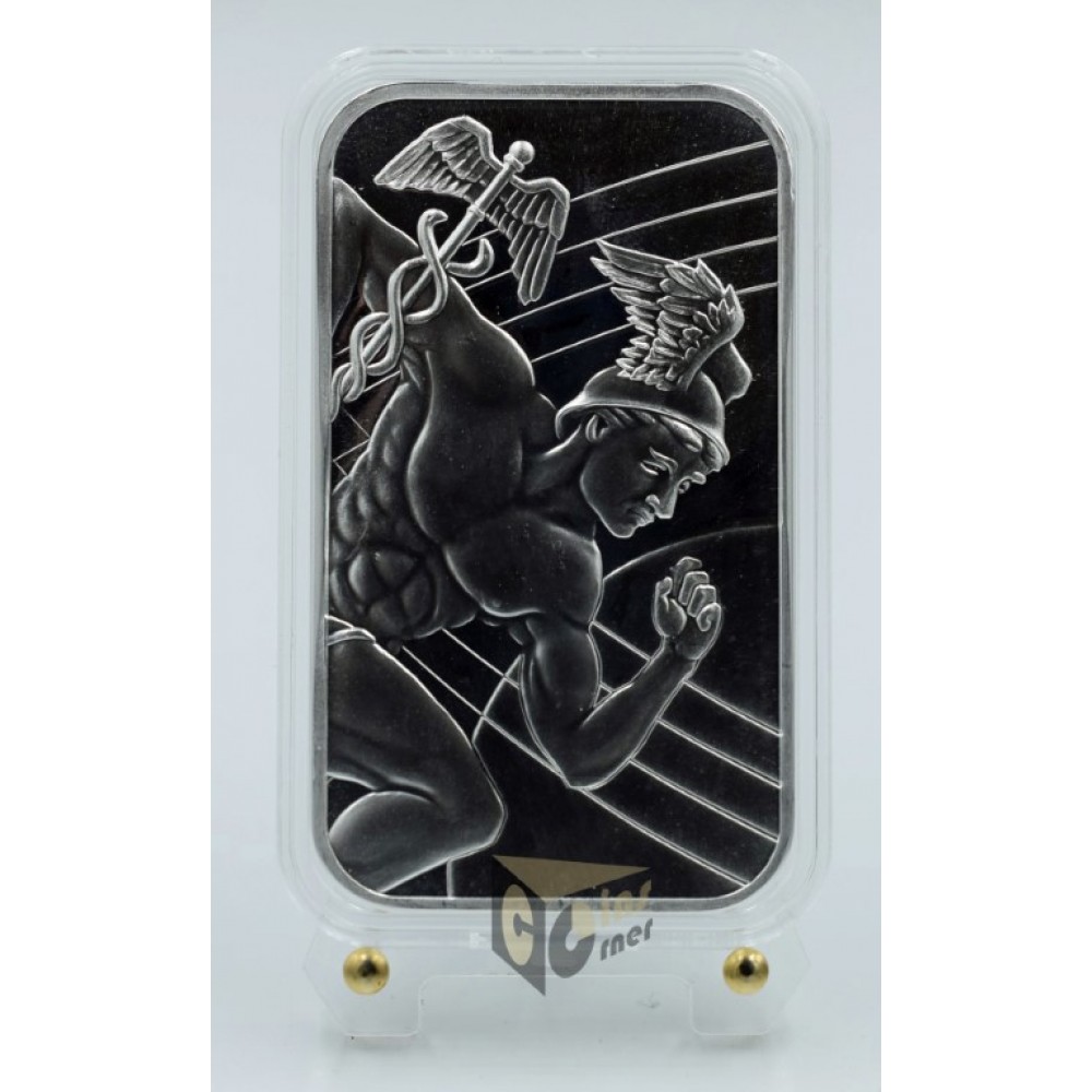 USA Sunshine Mint Mercury 1 oz Silver Bar 999 in Capsule