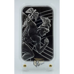 USA Sunshine Mint Mercury 1 oz Silver Bar 999 in Capsule