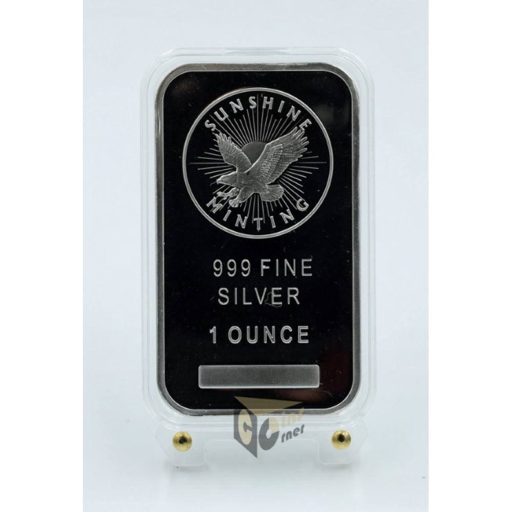 USA Sunshine Mint Eagle 1 oz Silver Bar 999 in Capsule