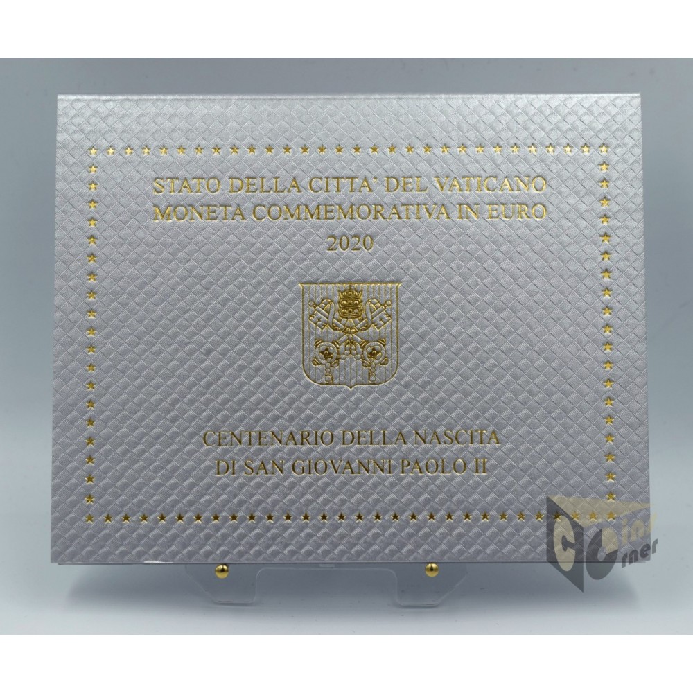 Vatican 2020 - 2 Euro Coincard 100th Anniversary of the Birth of Pope John Paul II