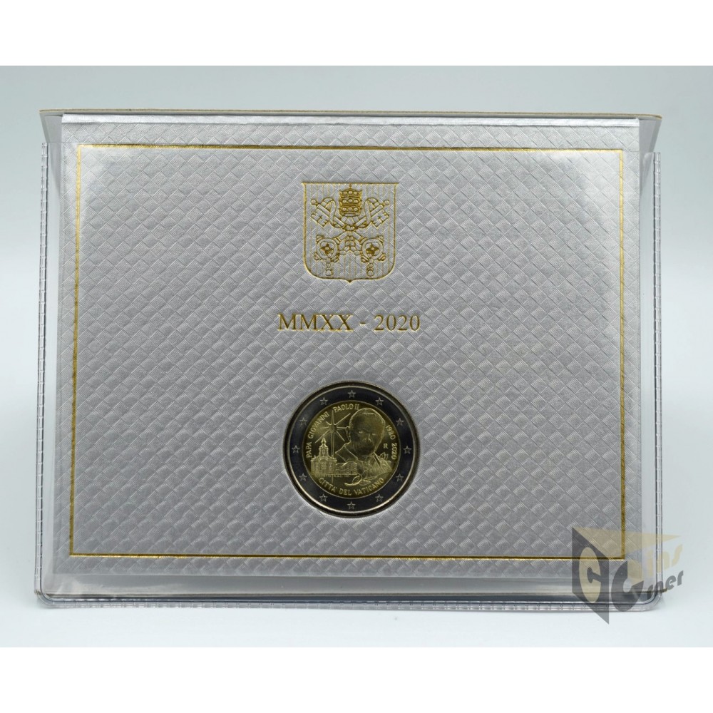 Vatican 2020 - 2 Euro Coincard 100th Anniversary of the Birth of Pope John Paul II
