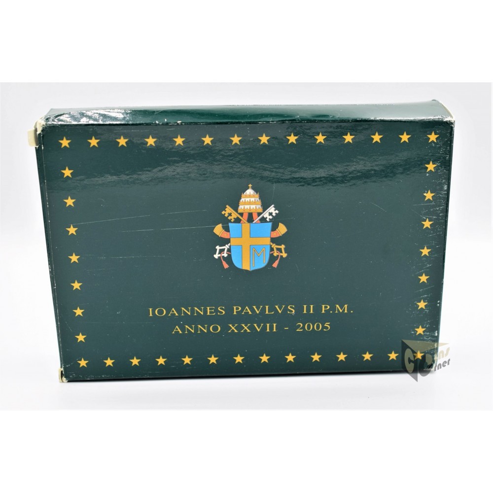 Vatican 2005 - Proof Euro Set with a Silver Medal